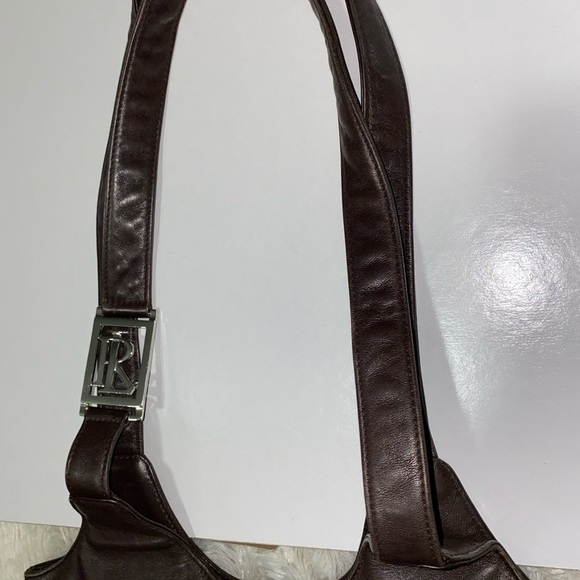 RALPH LAUREN ~ Soft Brown Leather ~ Shoulder Bag - Picture 10 of 15